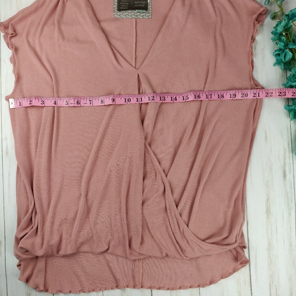 Anthro Saturday/Sunday Clarissa wrap top d14 - Picture 6 of 8